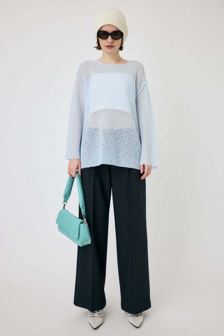MOUSSY「NEP YARN LOOSE OVER ニット」|ニット・セーター|
