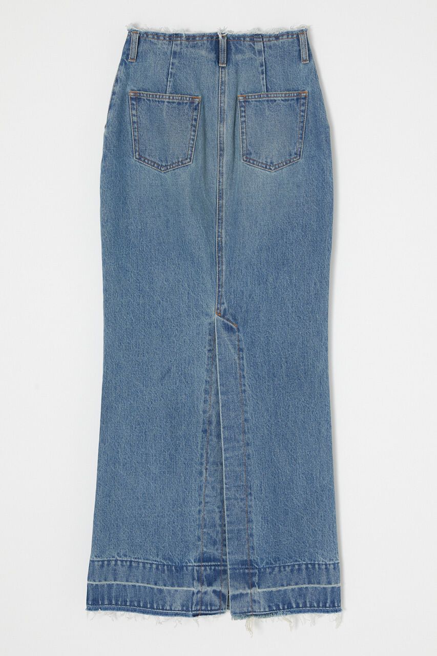MOUSSY「MERMAID DENIM LONG SKIRT」|スカート|