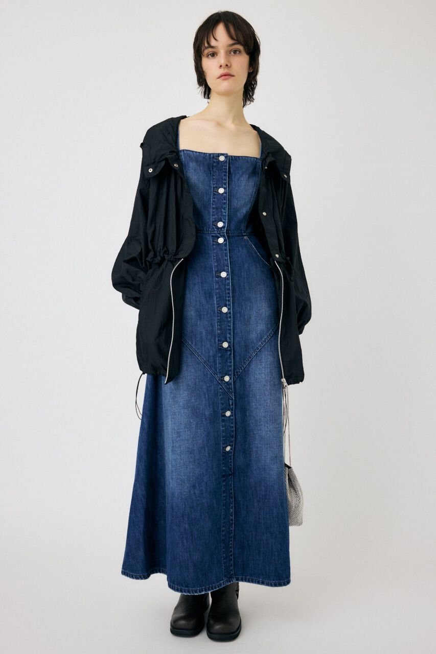 MOUSSY「2WAY SEMI SHEER ジャケット」|その他|BLK