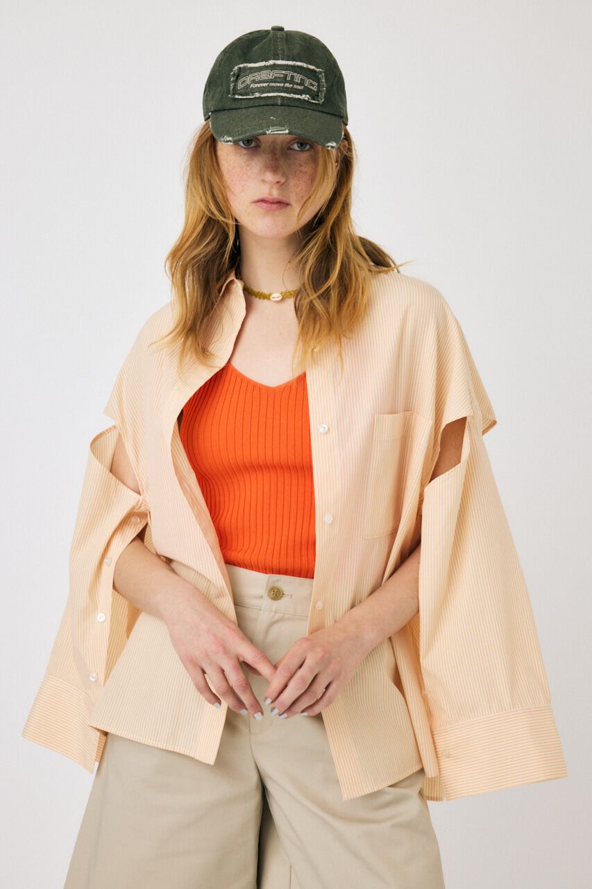 MOUSSY「ARM SLIT OVER シャツ」|シャツ・ブラウス|ORG