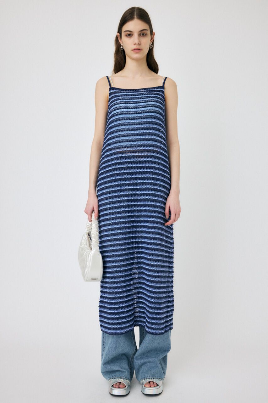 MOUSSY「MIX COLOR CROCHET ワンピース」|ワンピース|