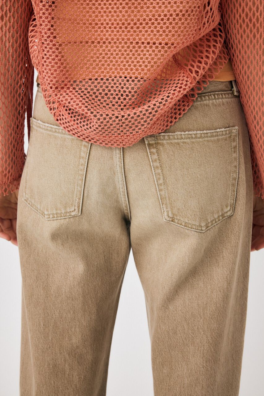 MOUSSY「HIGH DAMAGED STRAIGHT」|デニム|