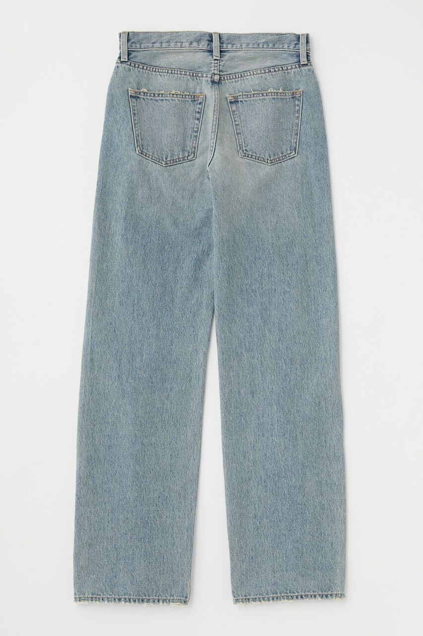 MOUSSY「HIGH DAMAGED STRAIGHT」|デニム|