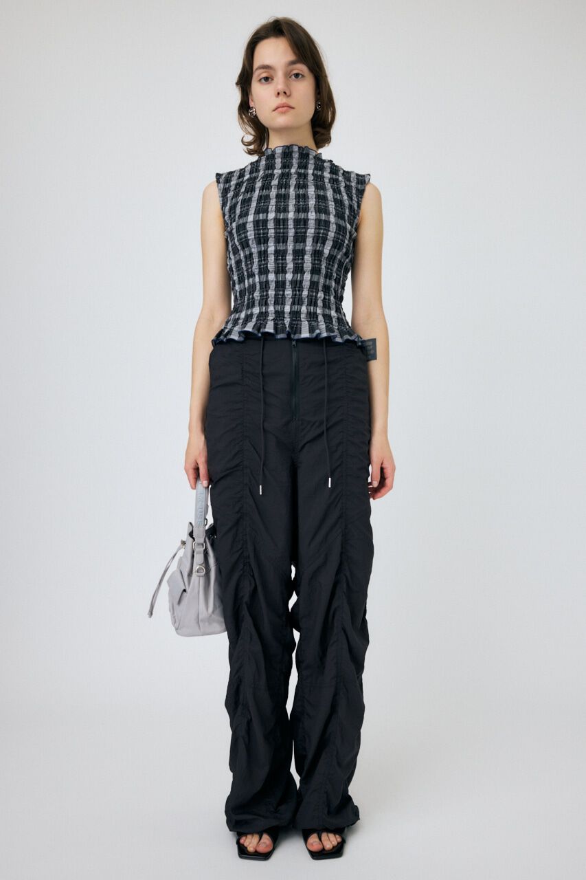 MOUSSY「SHIRRING SLEEVELESS トップス」|その他|