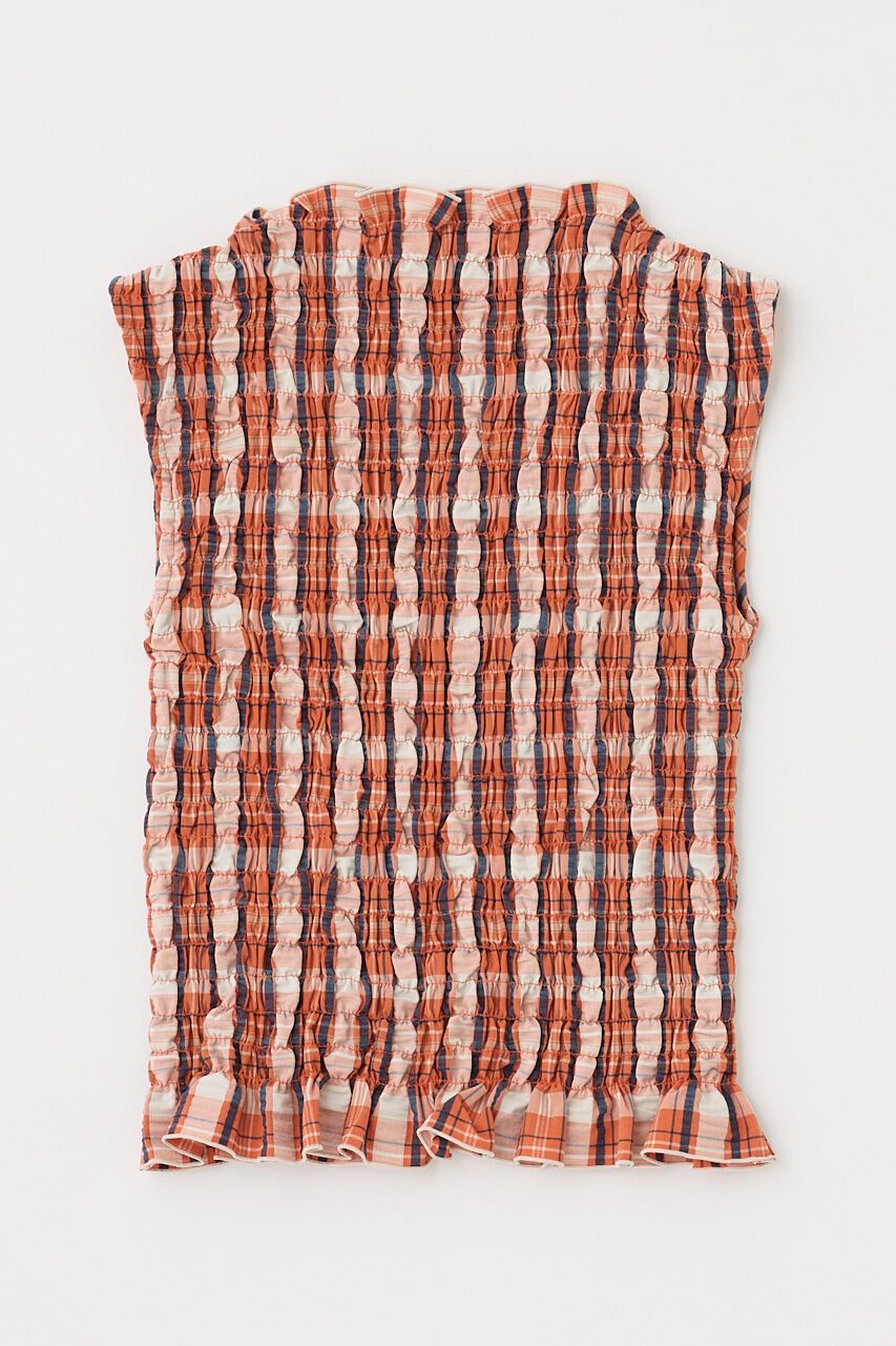 MOUSSY「SHIRRING SLEEVELESS トップス」|その他|