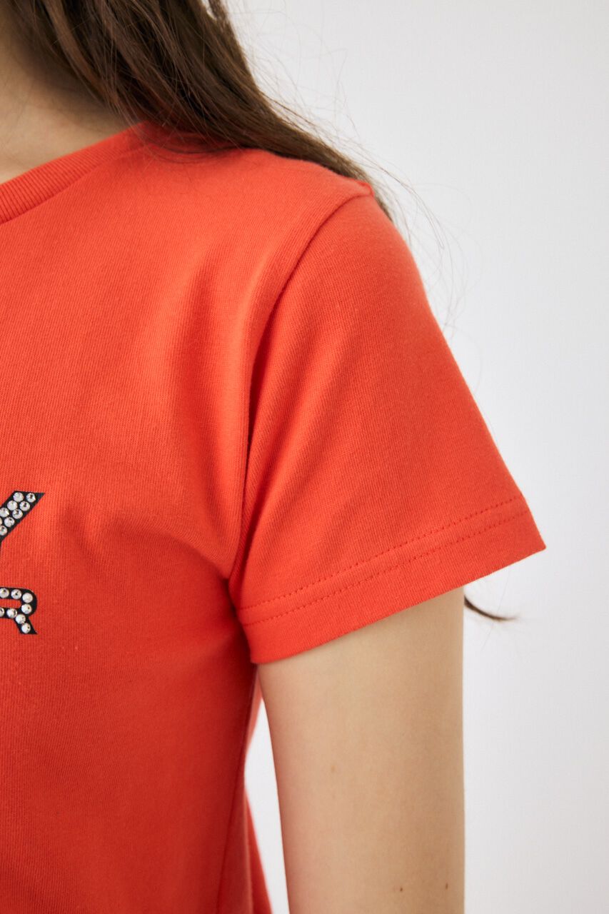 MOUSSY「RHINESTONE MOUSSY Tシャツ」|Tシャツ・カットソー|