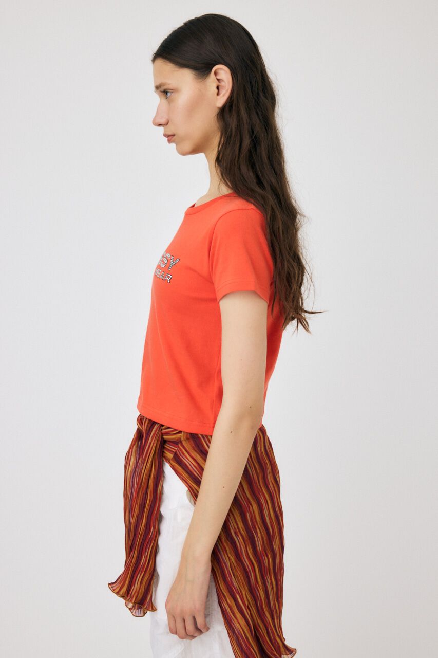 MOUSSY「RHINESTONE MOUSSY Tシャツ」|Tシャツ・カットソー|