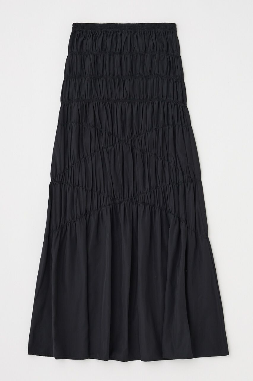 MOUSSY「CROSS GATHER スカート」|スカート|BLK