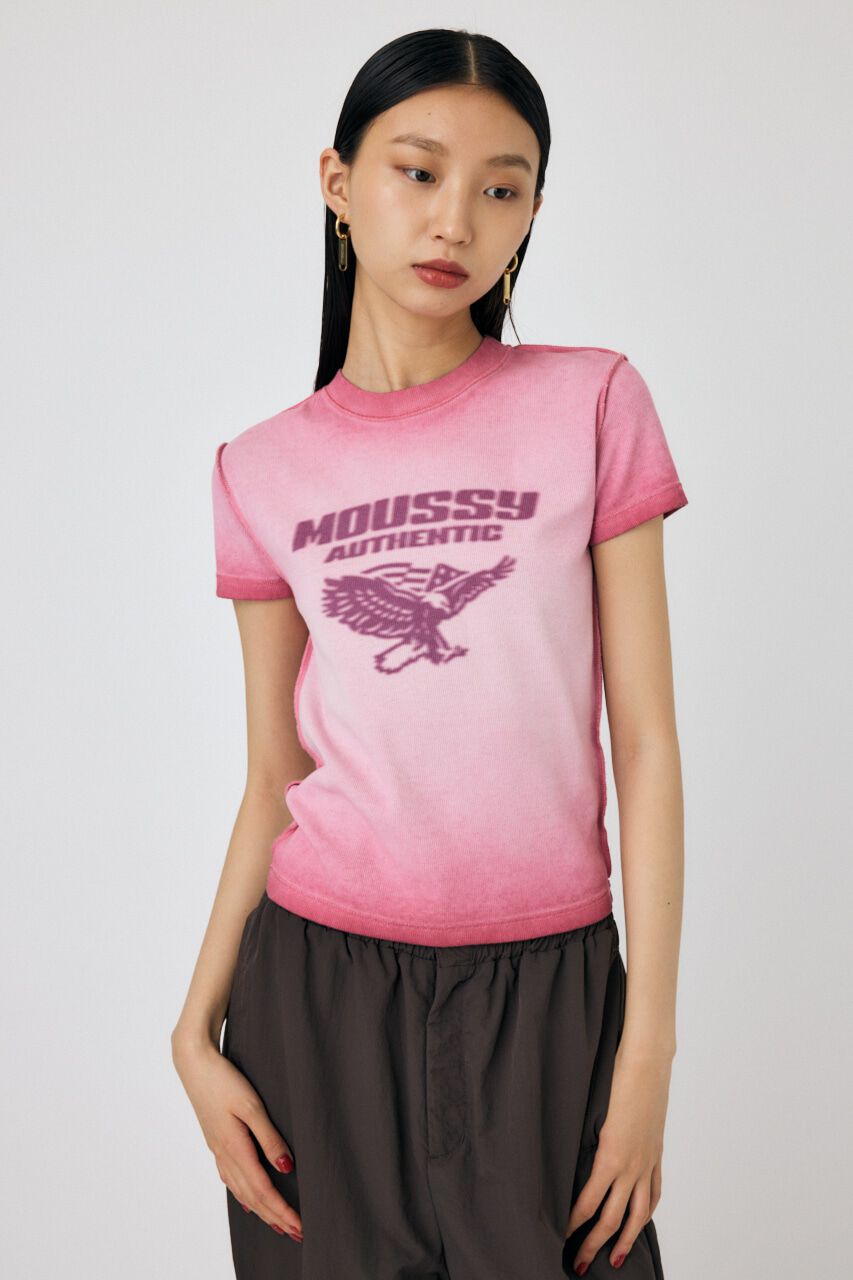 MOUSSY「BLEEDING INK MOUSSY Tシャツ」|Tシャツ・カットソー|