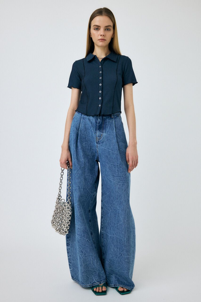 MOUSSY「MELLOW POLO トップス」|シャツ・ブラウス|