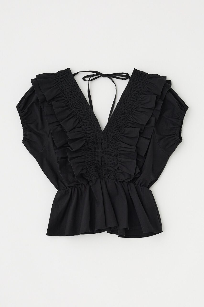 MOUSSY「SHOULDER フリルブラウス」|シャツ・ブラウス|