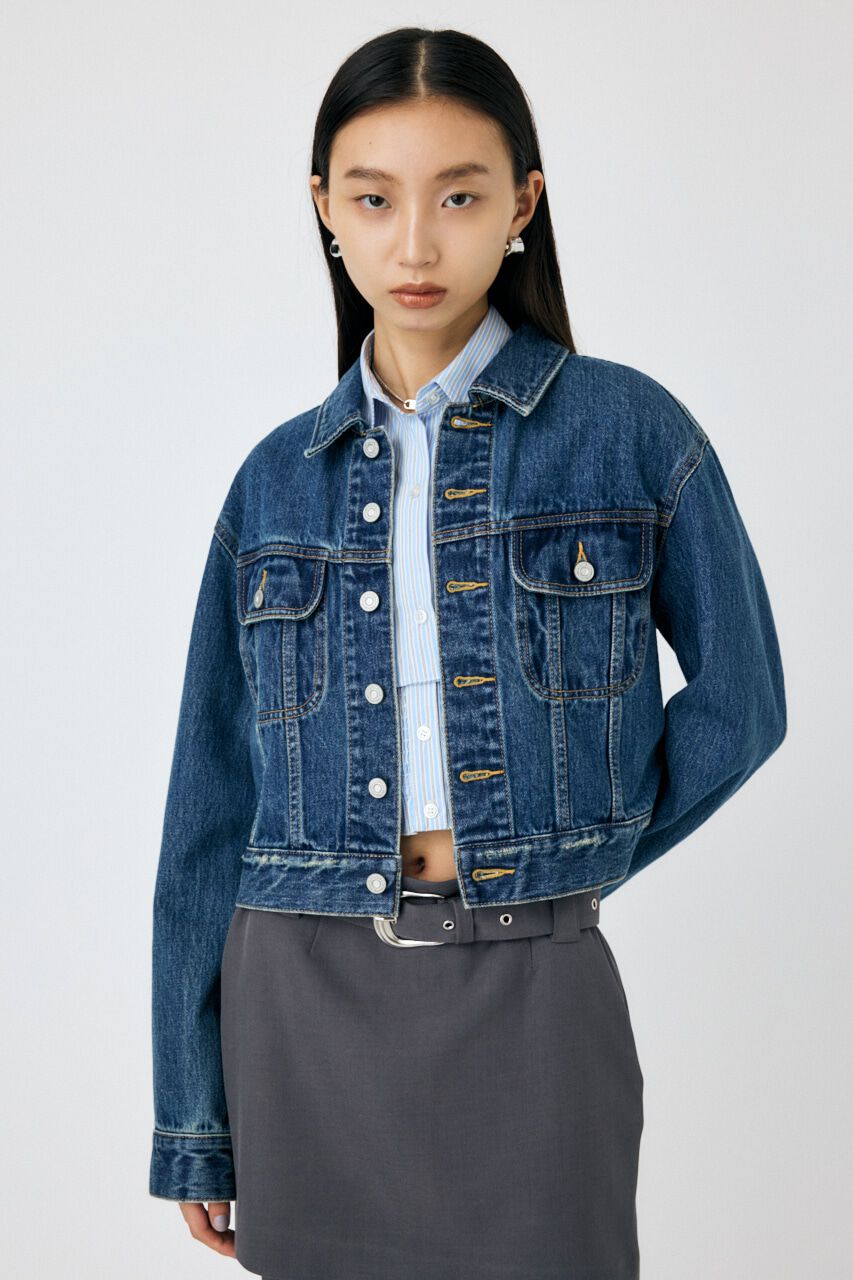 MOUSSY「90S SHORT デニムジャケット」|デニムジャケット|