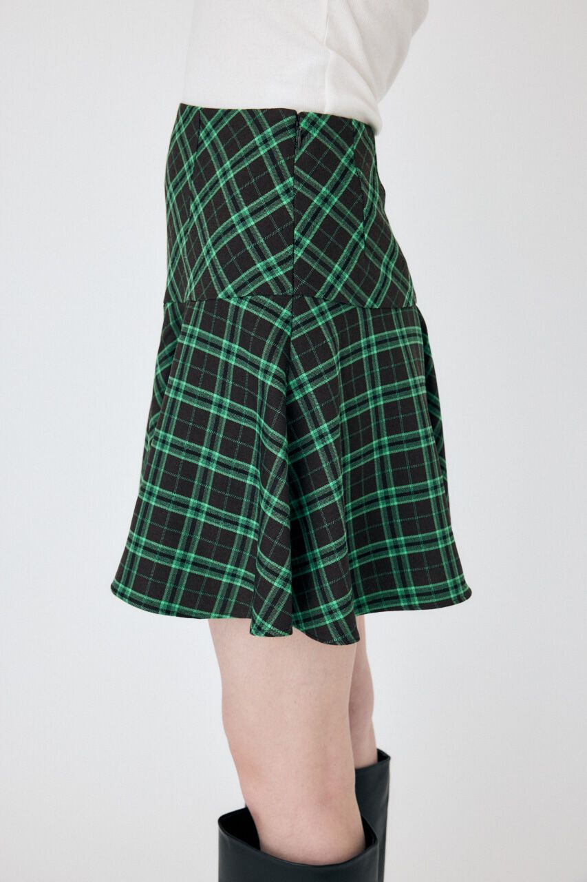 MOUSSY「TARTAN ASSYMMETRY ミニスカート」|スカート|