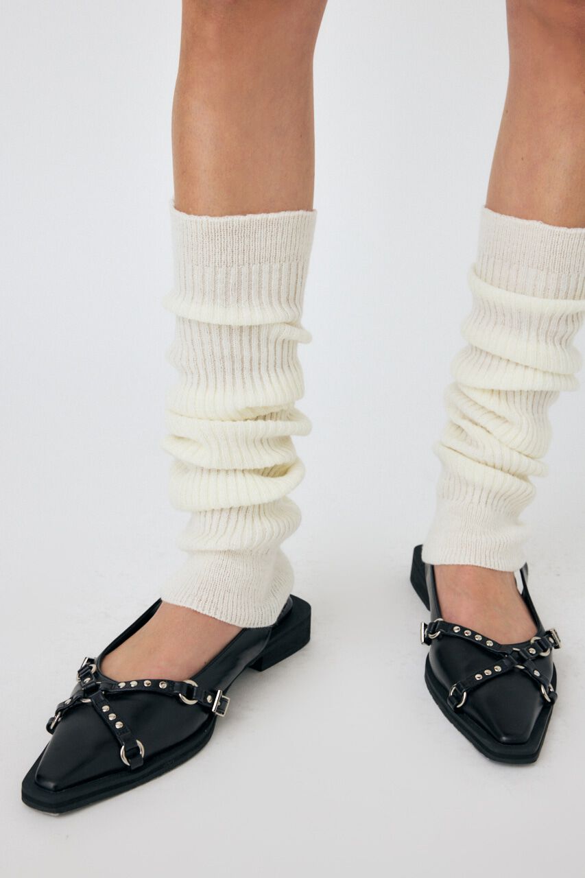 MOUSSY「RIB LOOSE レッグウォーマー」|その他|O/WHT1