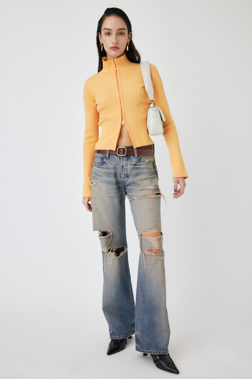 MOUSSY「MIDRISE STRAIGHT」|デニム|