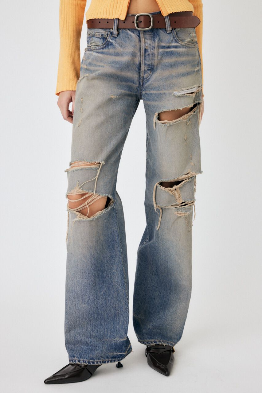 MOUSSY「MIDRISE STRAIGHT」|デニム|