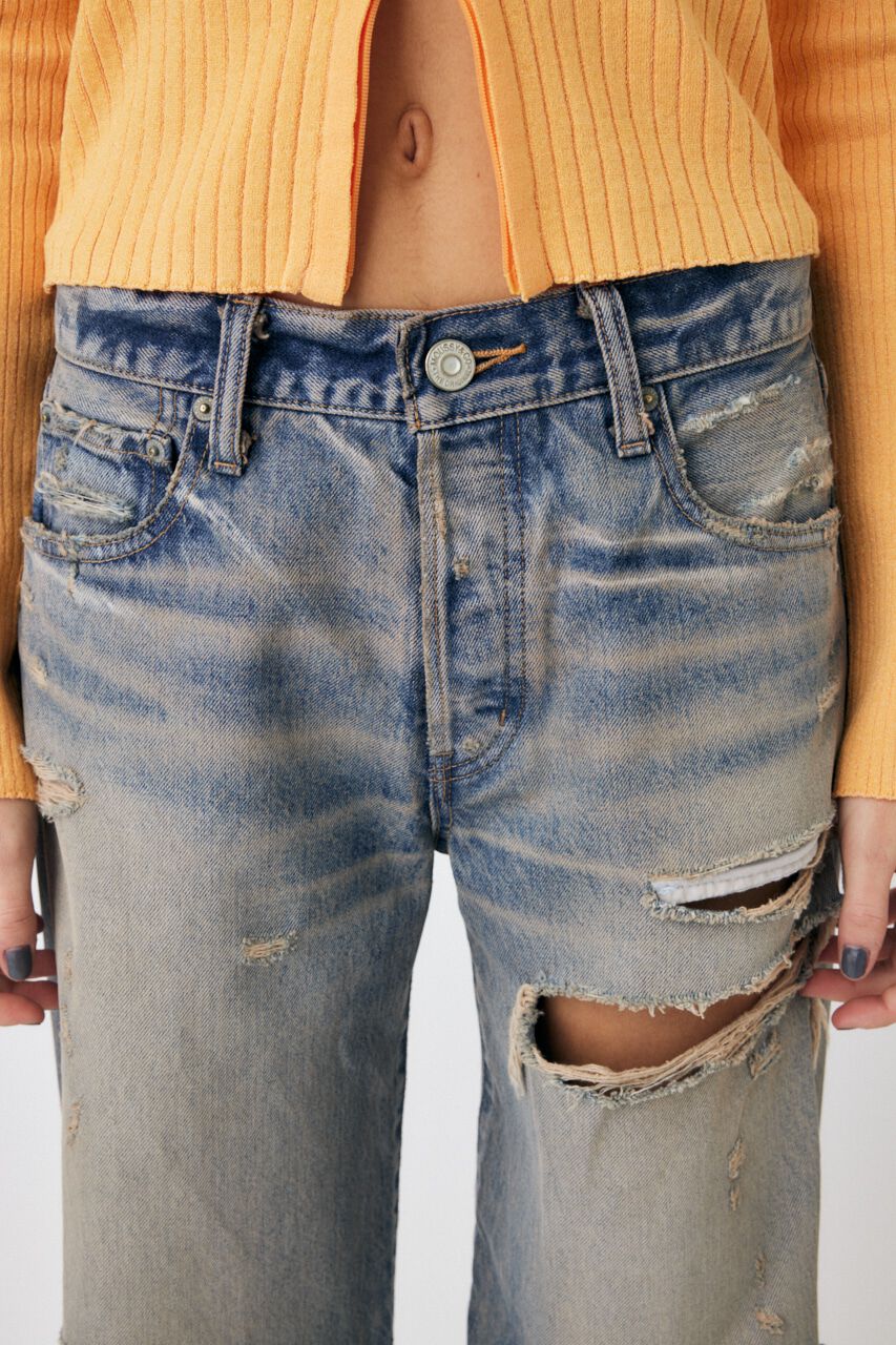 MOUSSY「MIDRISE STRAIGHT」|デニム|