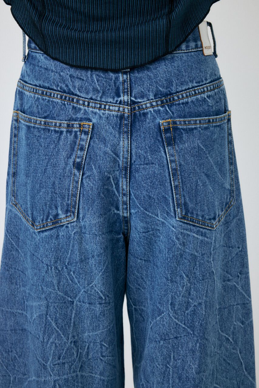MOUSSY「WAVY TUCK BAGGY」|デニム|