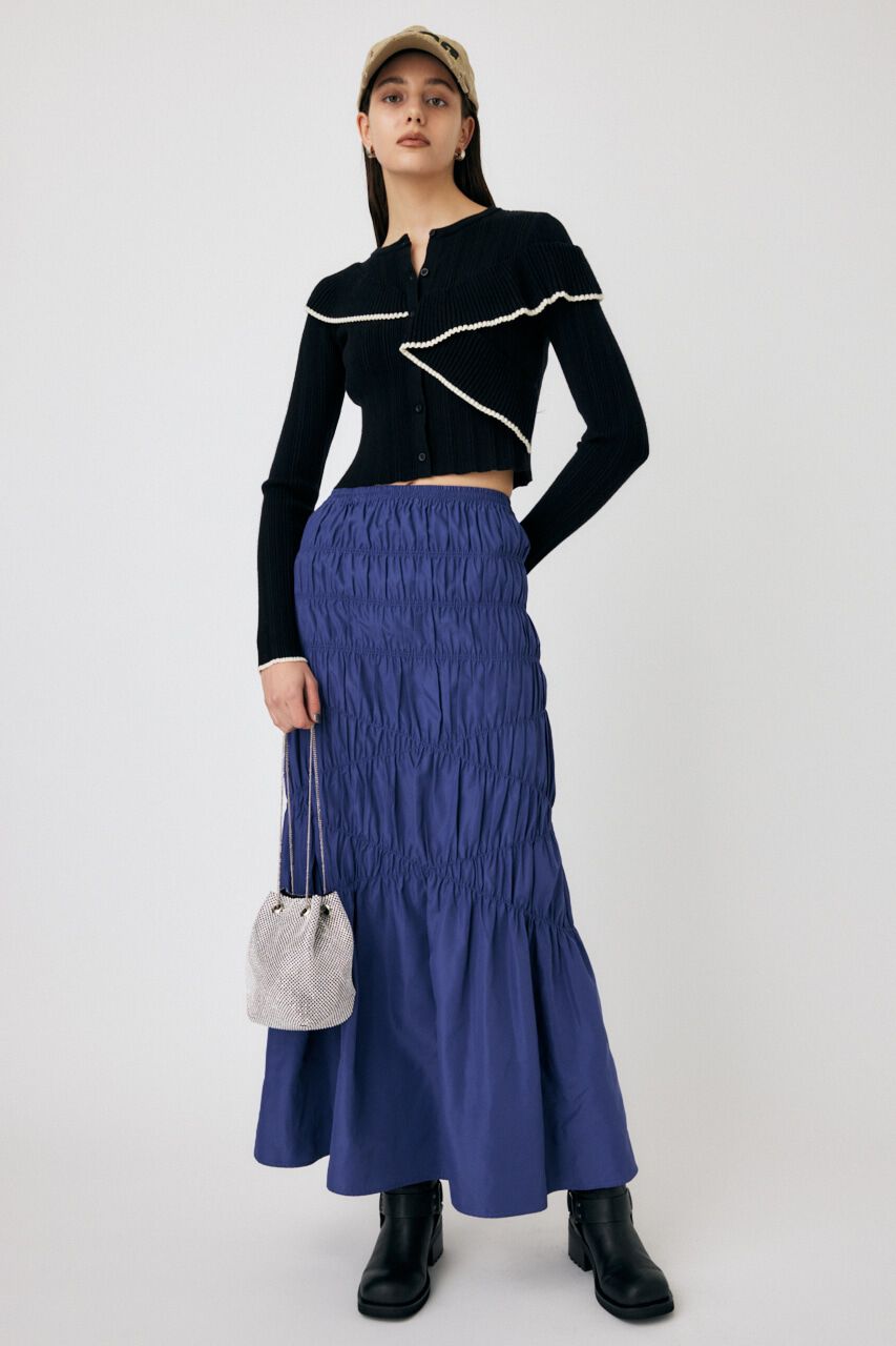 MOUSSY「CROSS GATHER スカート」|スカート|D/BLU3
