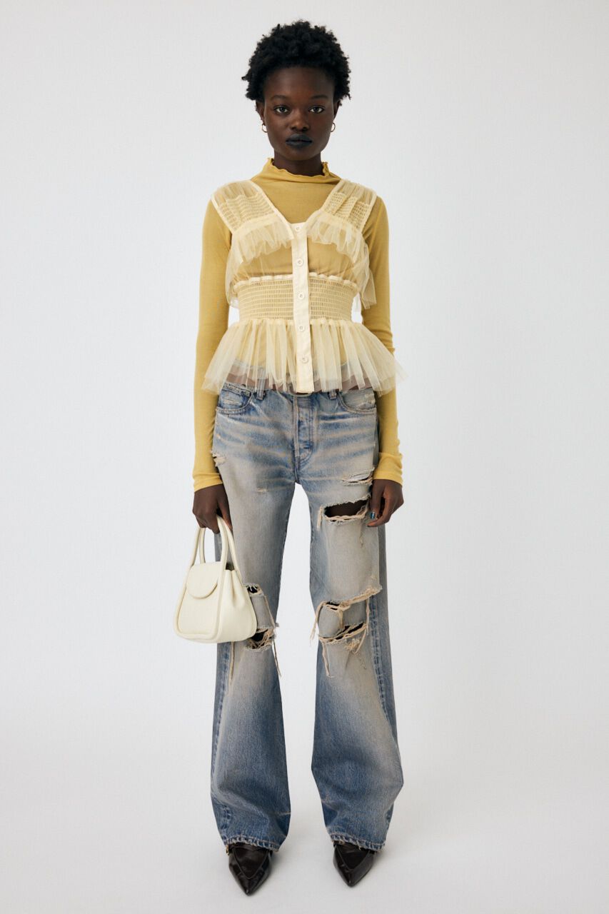 MOUSSY「GATHER TULLE ベスト」|その他|