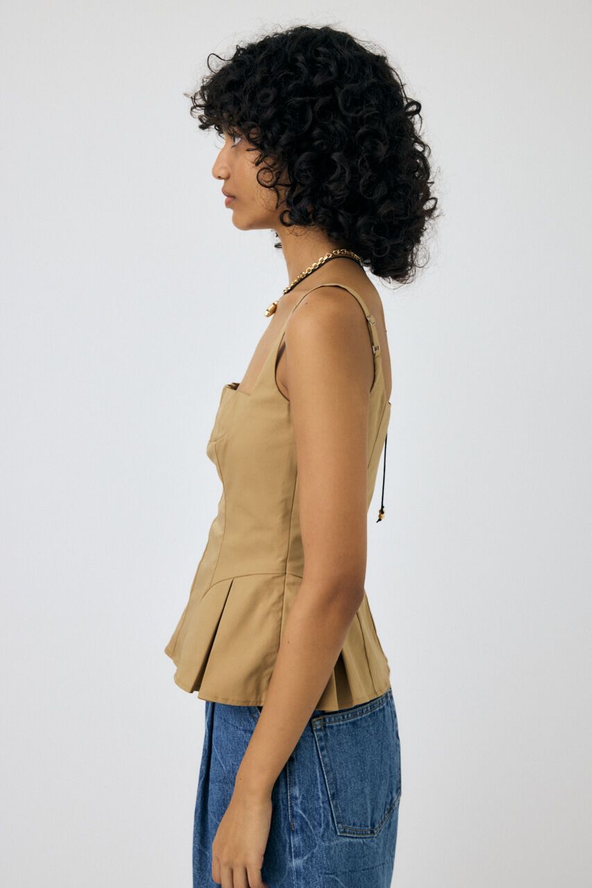 MOUSSY「FLARE CAMI ビスチェ」|キャミソール|