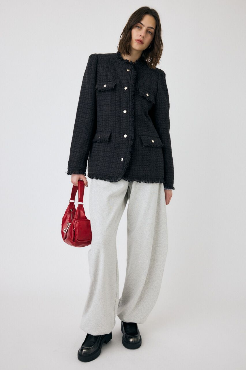 MOUSSY「VELOUR ツイード ジャケット」|その他|