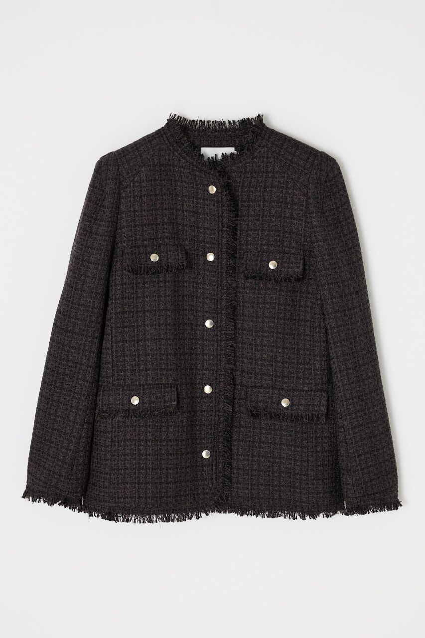 MOUSSY「VELOUR ツイード ジャケット」|その他|