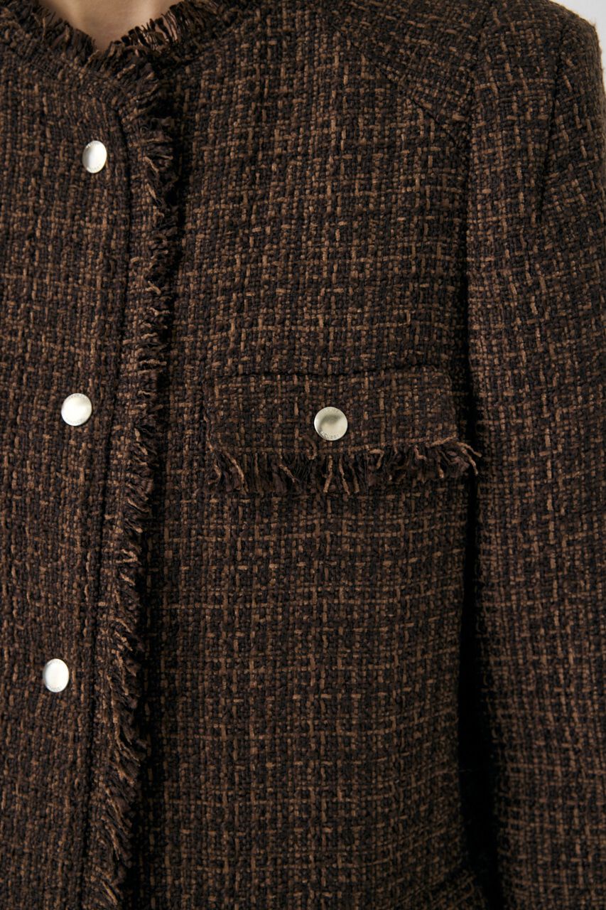 MOUSSY「VELOUR ツイード ジャケット」|その他|