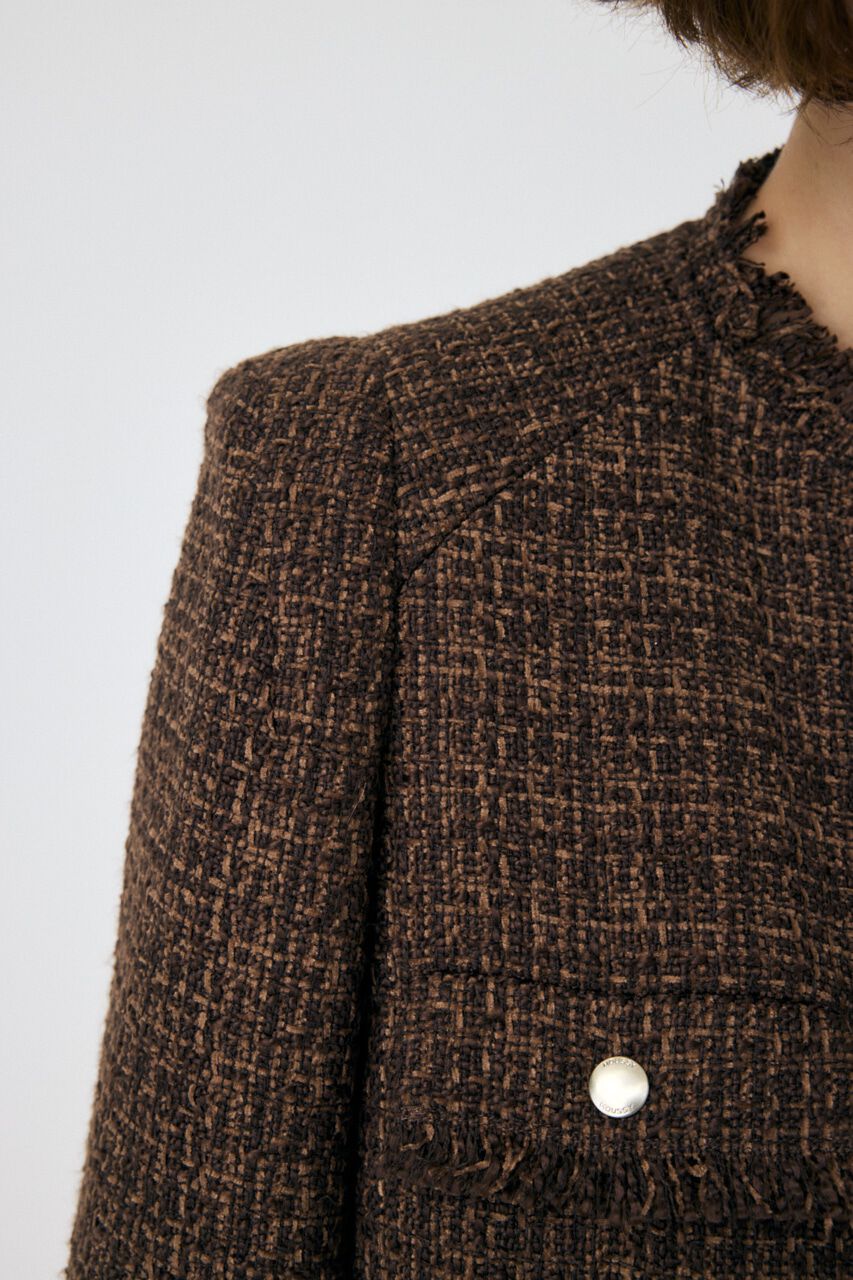 MOUSSY「VELOUR ツイード ジャケット」|その他|