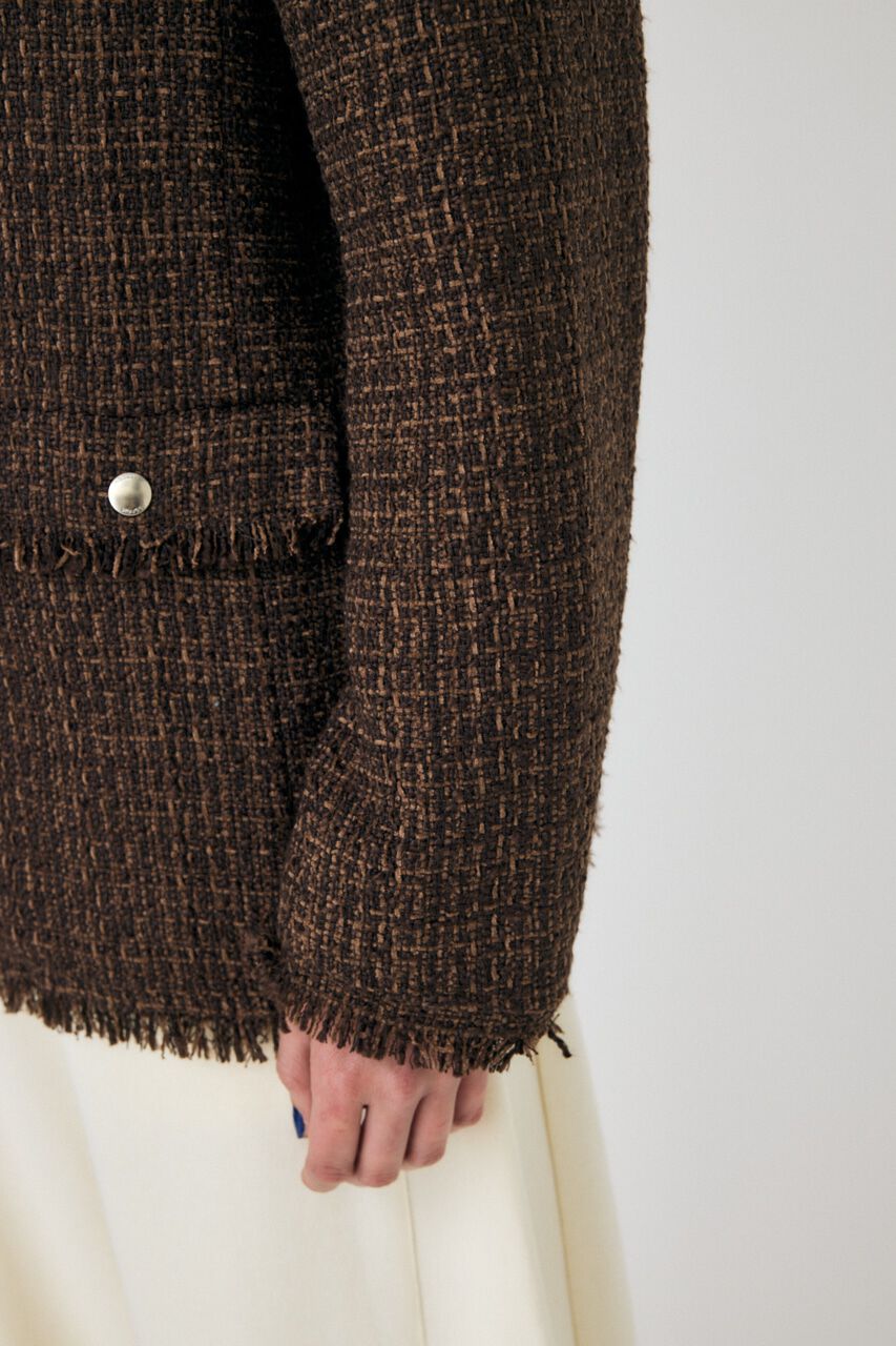 MOUSSY「VELOUR ツイード ジャケット」|その他|