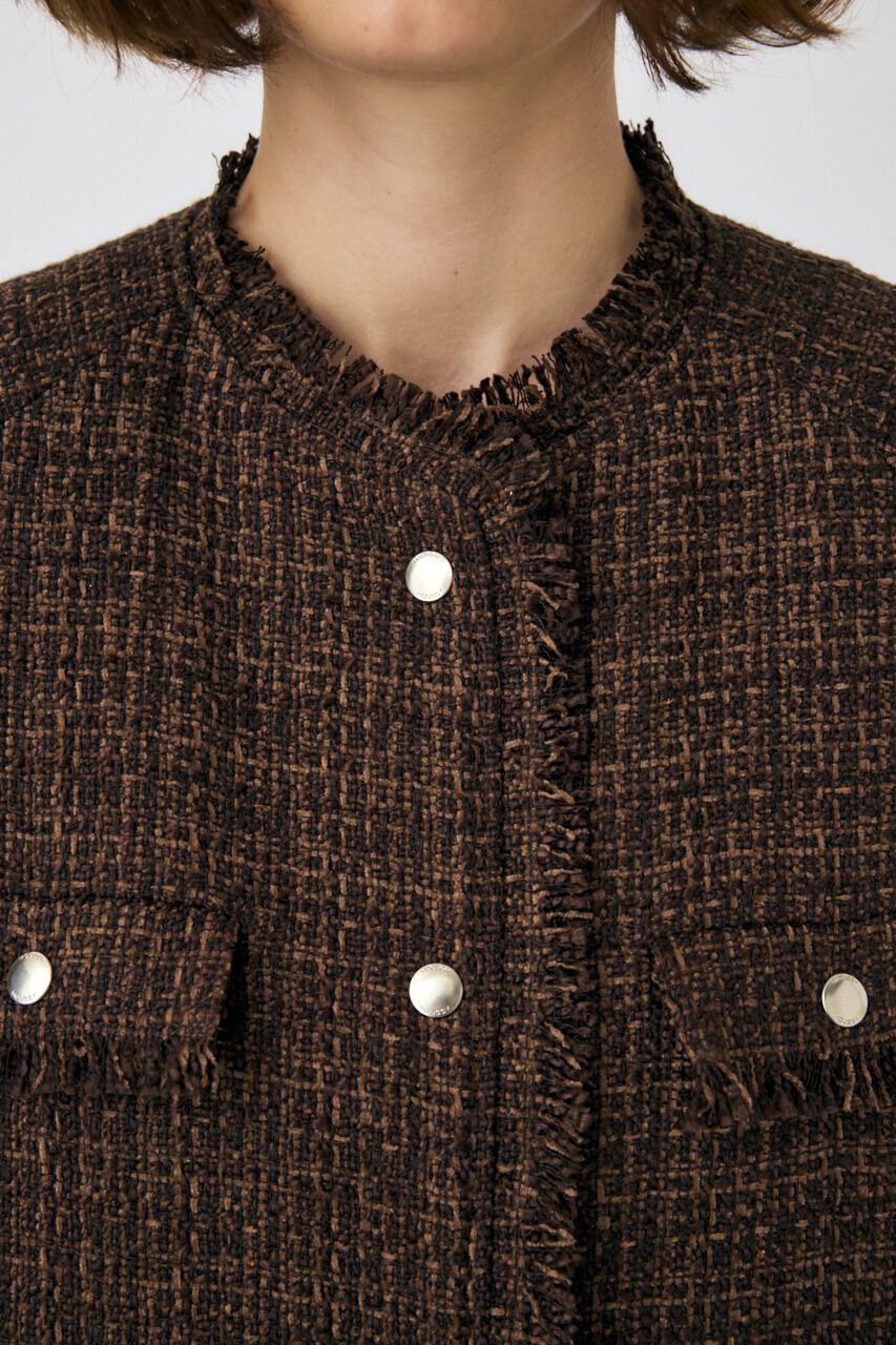 MOUSSY「VELOUR ツイード ジャケット」|その他|