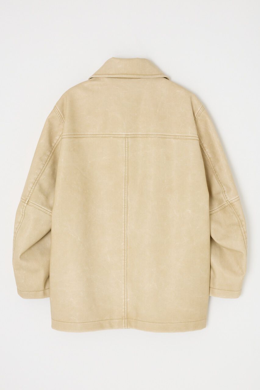 MOUSSY「AGED F/LEATHER MIDDLE ジャケット」|その他|