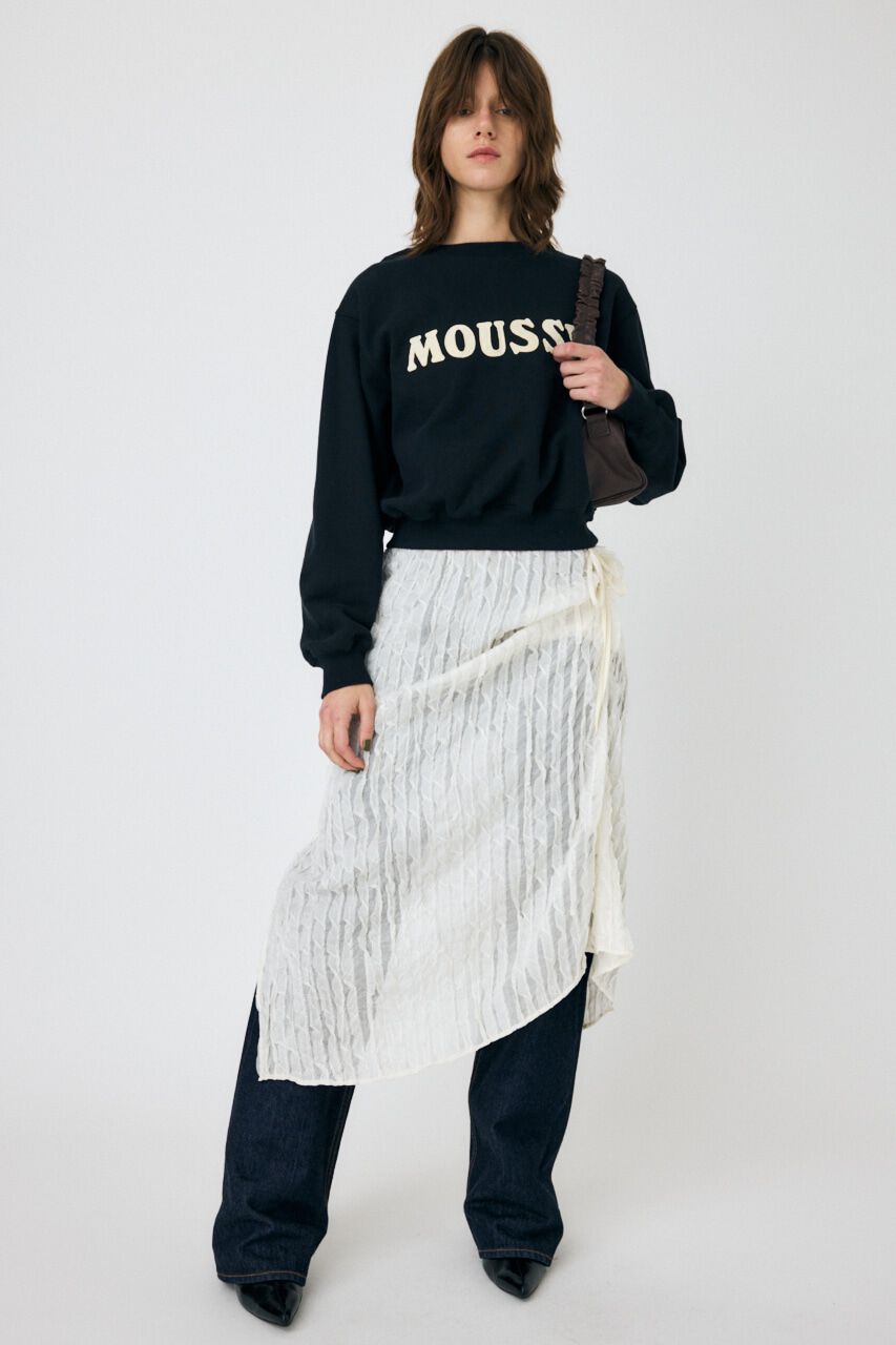 MOUSSY「PATCH VELOUR MOUSSY プルオーバー」|パーカー|