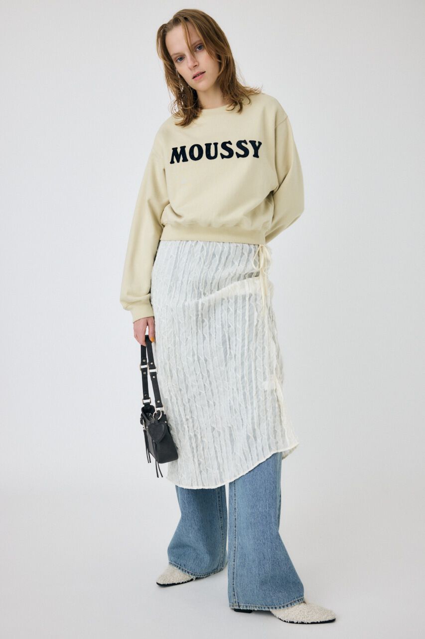 MOUSSY「PATCH VELOUR MOUSSY プルオーバー」|パーカー|