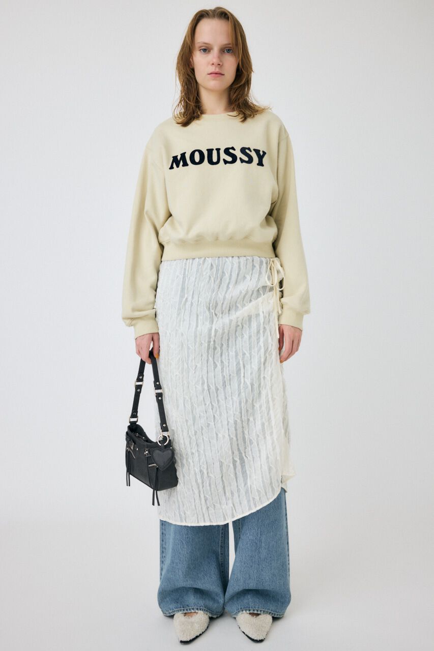 MOUSSY「PATCH VELOUR MOUSSY プルオーバー」|パーカー|
