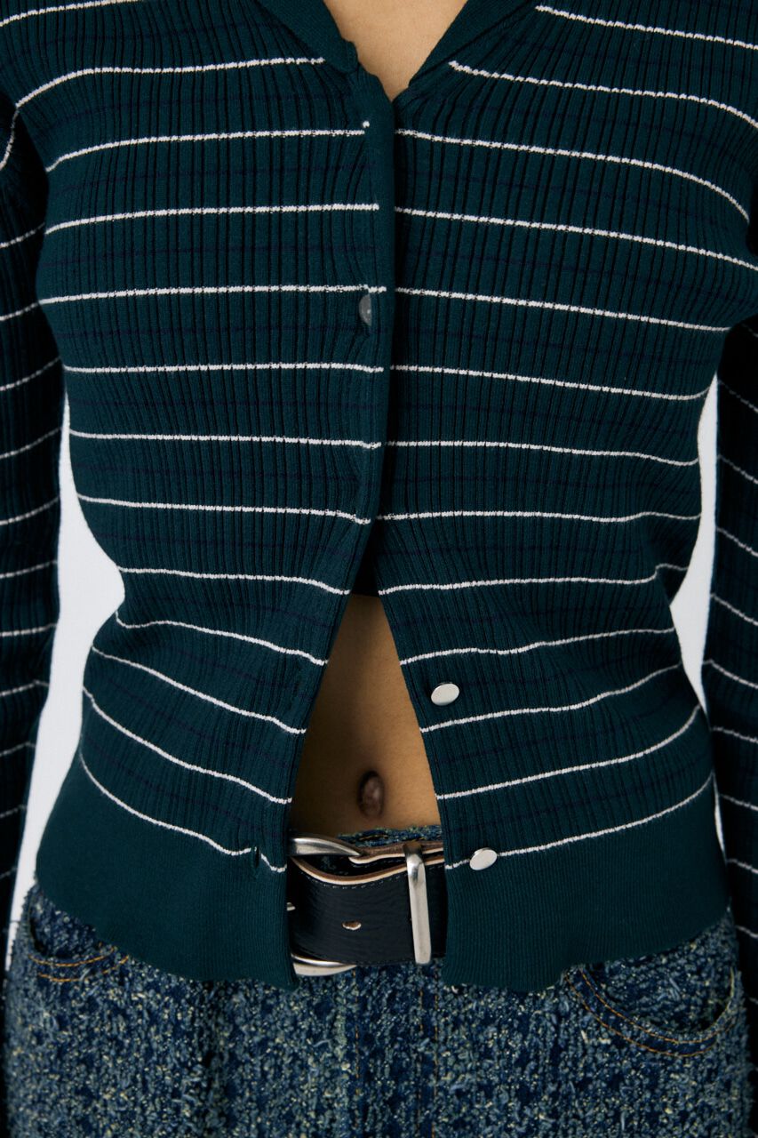 MOUSSY「SAILOR COLLAR ニット カーディガン」|ニット・セーター|