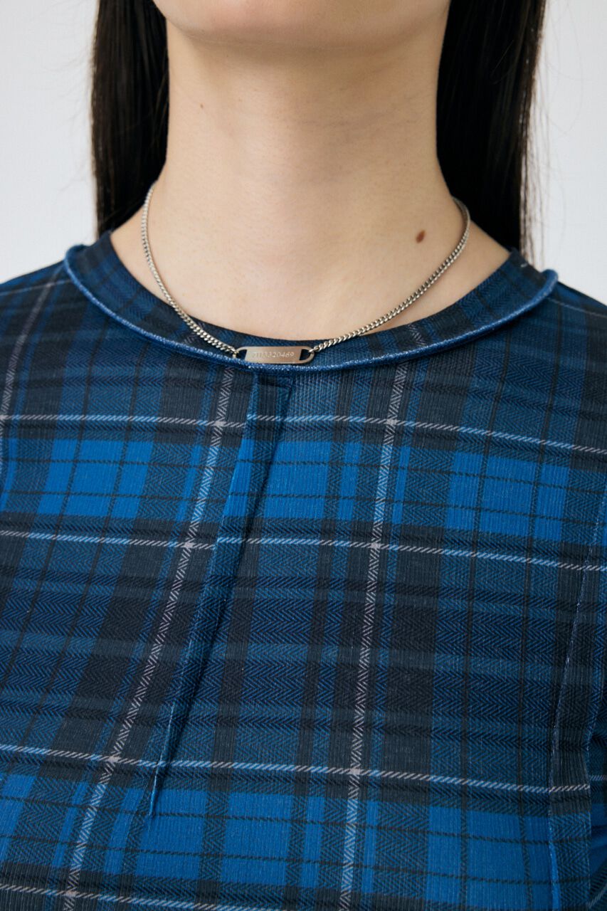 MOUSSY「TUCK CHECK トップス」|Tシャツ・カットソー|
