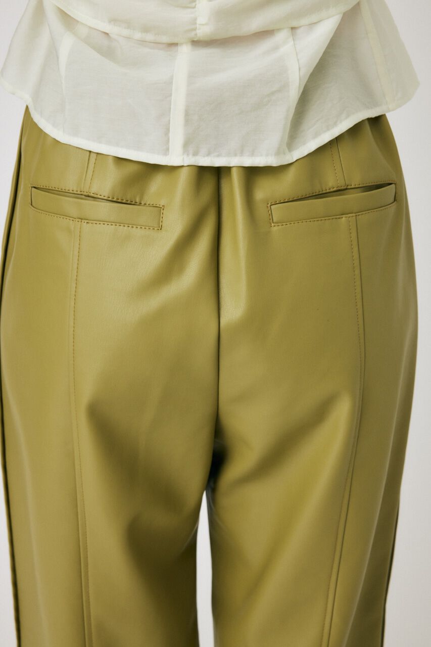 MOUSSY「F/LEATHER TRACK パンツ」|その他|