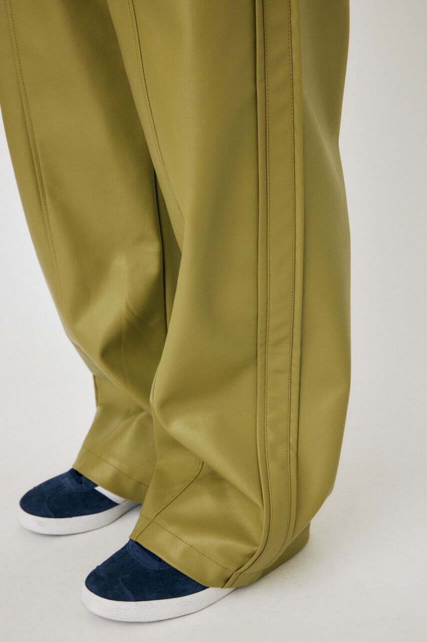 MOUSSY「F/LEATHER TRACK パンツ」|その他|