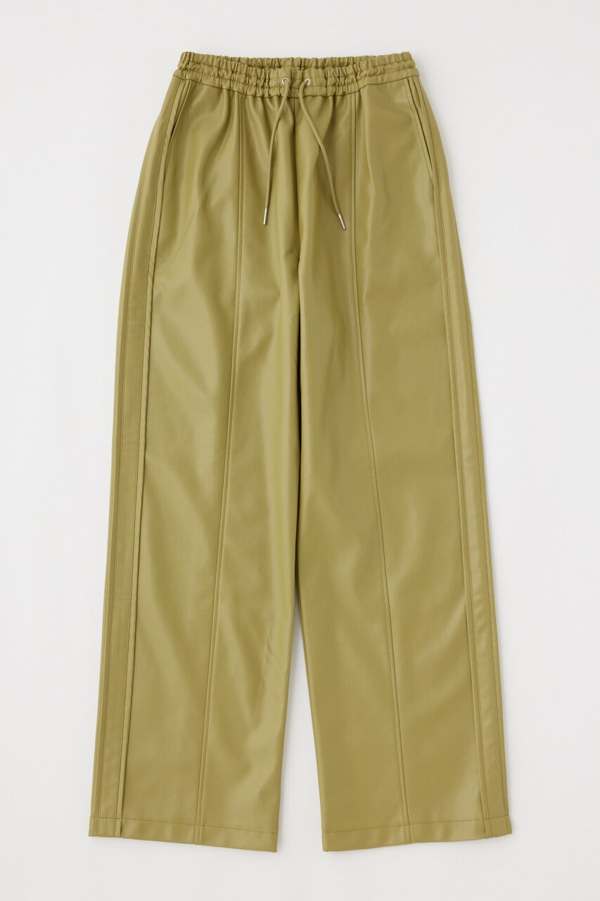 MOUSSY「F/LEATHER TRACK パンツ」|その他|