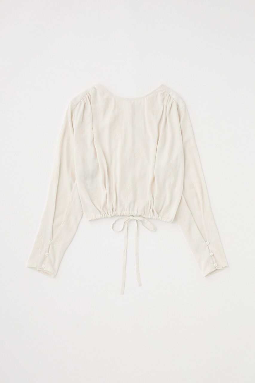 MOUSSY「花柄刺繍ブラウス リサイクルポリエステル使用」|シャツ・ブラウス|