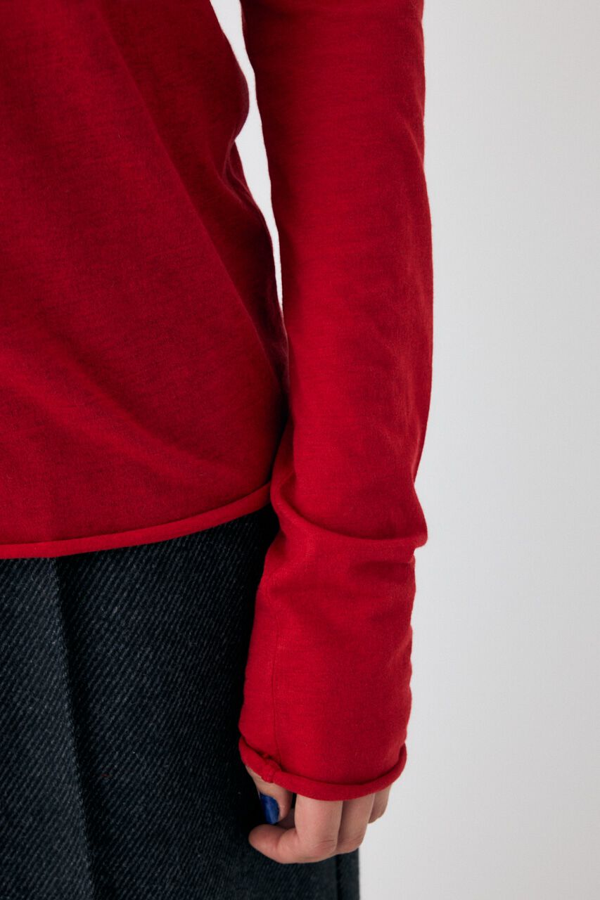 MOUSSY「SHEER LOGO ロングスリーブTシャツ」|Tシャツ・カットソー|