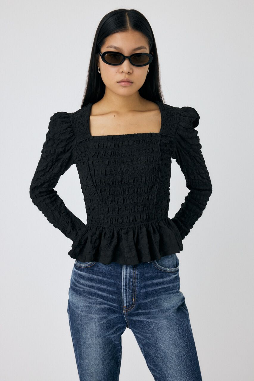 MOUSSY「CREPE ブラウス」|シャツ・ブラウス|