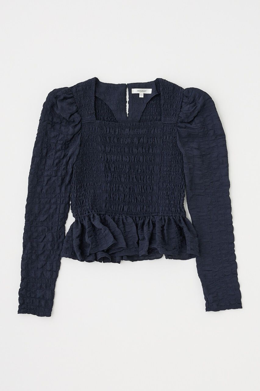MOUSSY「CREPE ブラウス」|シャツ・ブラウス|NVY