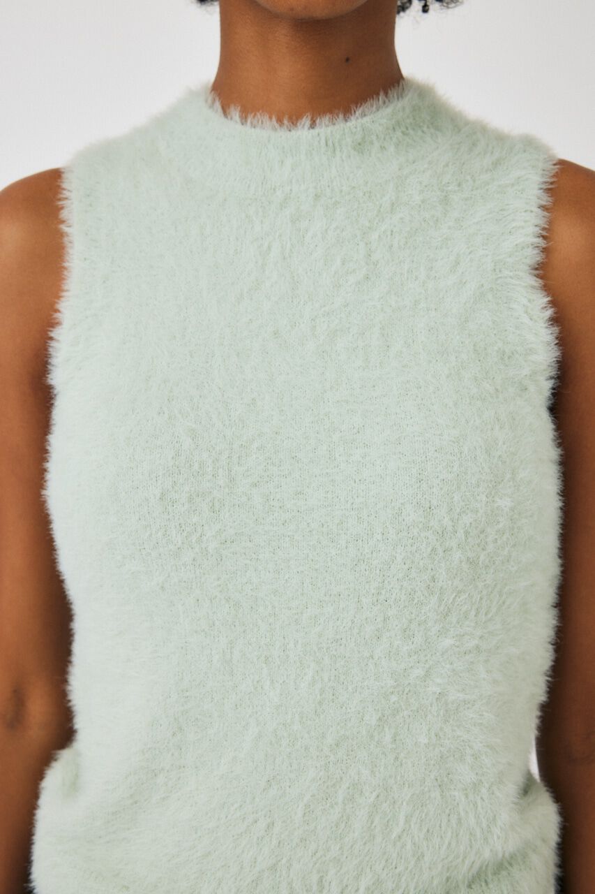 MOUSSY「SHAGGY KNIT ボレロ & タンク」|ニット・セーター|