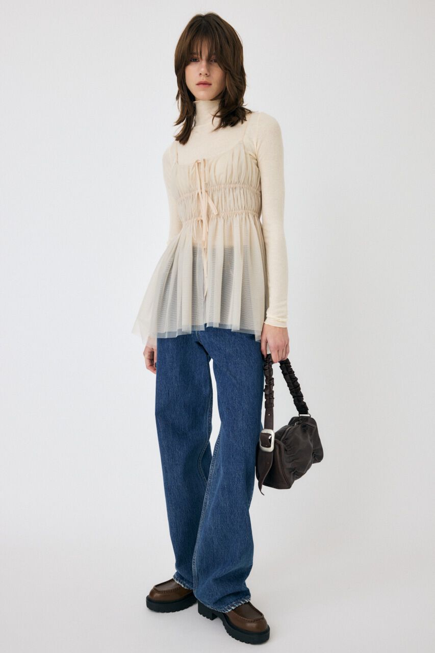 MOUSSY「TULLE RIBBON キャミ」|キャミソール|