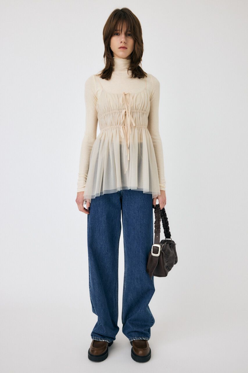 MOUSSY「TULLE RIBBON キャミ」|キャミソール|