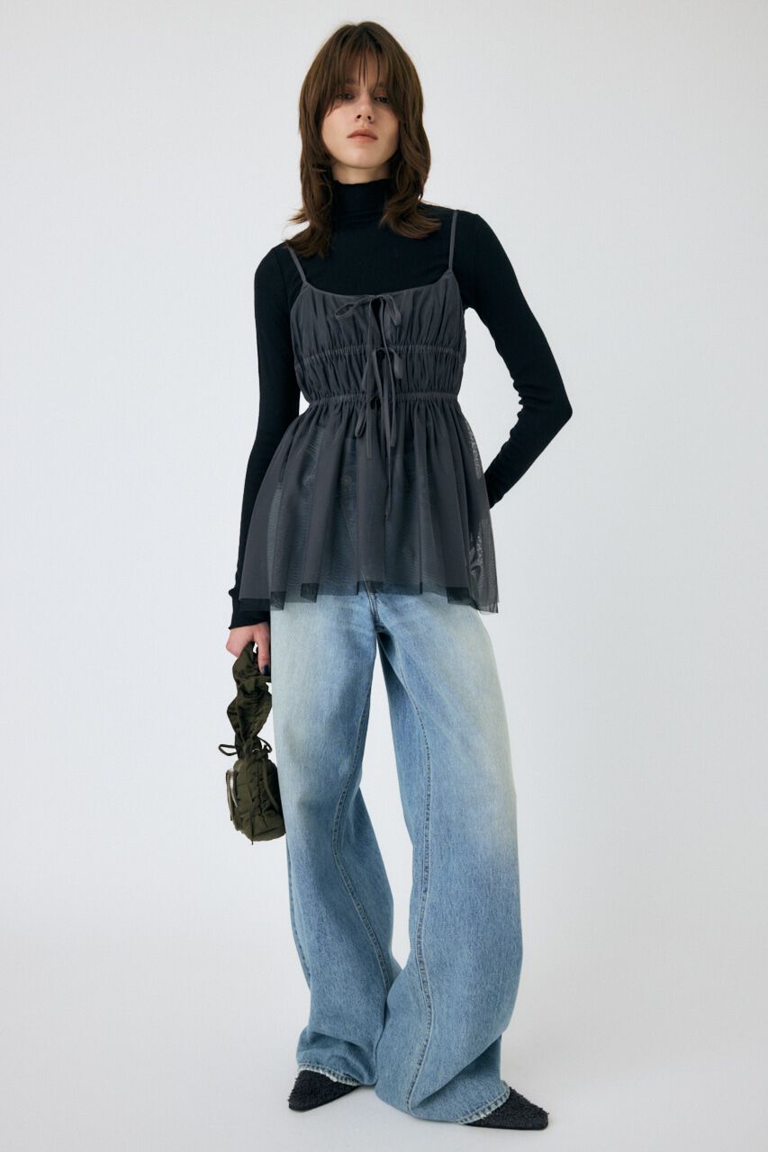 MOUSSY「TULLE RIBBON キャミ」|キャミソール|