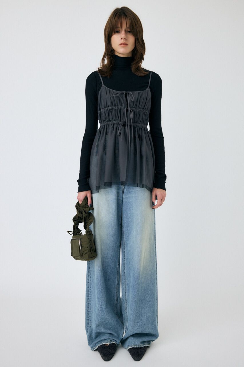 MOUSSY「TULLE RIBBON キャミ」|キャミソール|