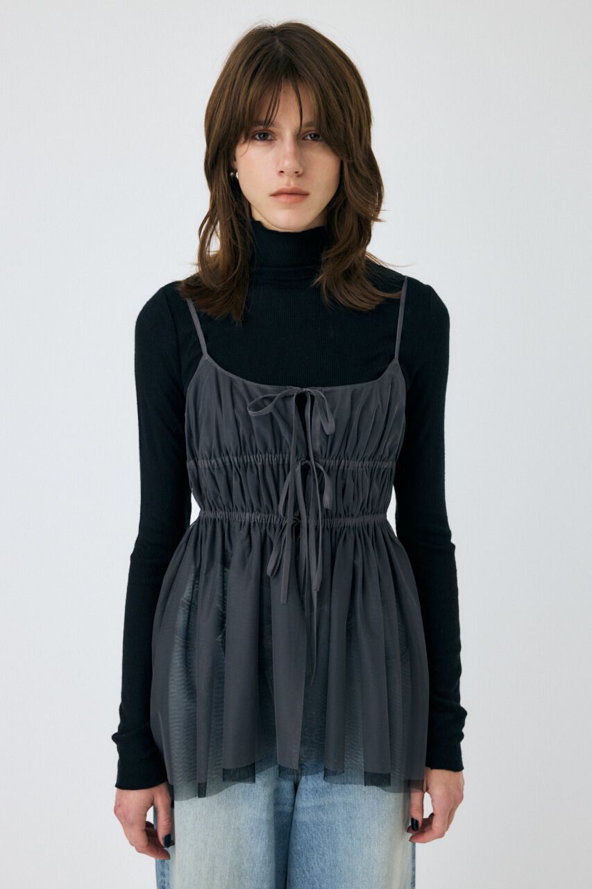 MOUSSY「TULLE RIBBON キャミ」|キャミソール|